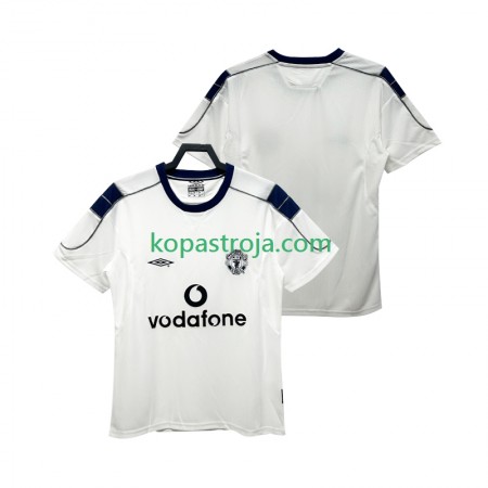 Billiga Fotbollströjor Manchester United 2000 2001 Retro Borta tröja Kortärmad